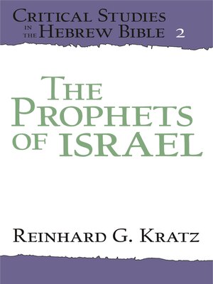 cover image of The Prophets of Israel